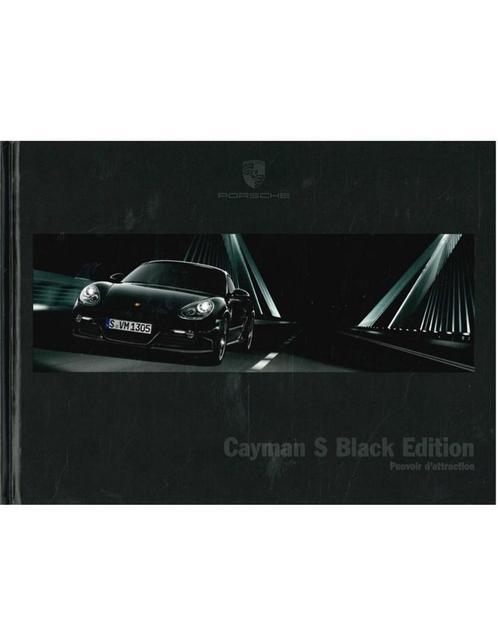 2012 PORSCHE CAYMAN S BLACK EDITION HARDCOVER BROCHURE, Livres, Autos | Brochures & Magazines