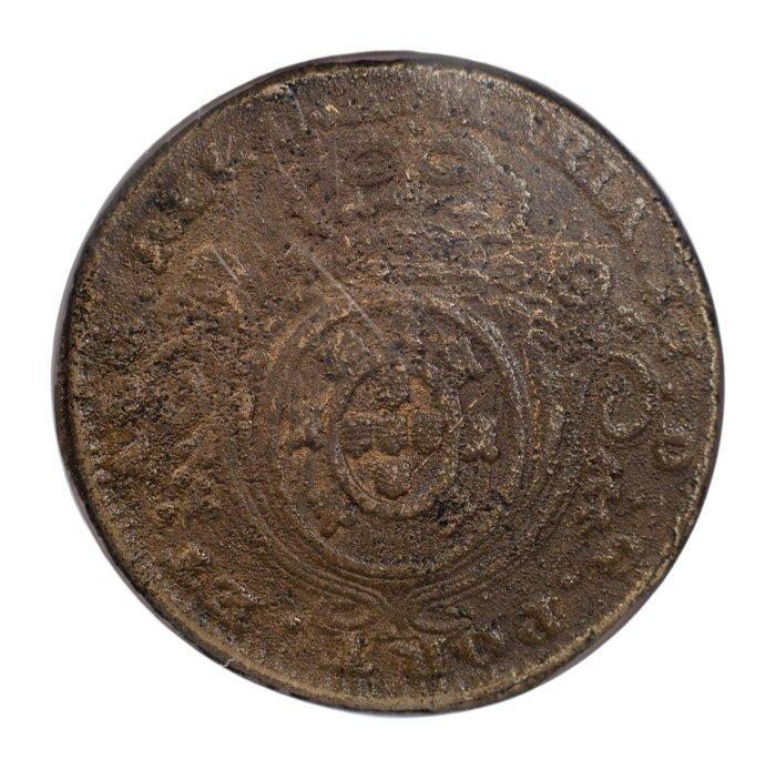 Portugal, Azoren. D. Maria II (1834-1853). 80 Reis (Maluco), Postzegels en Munten, Munten | Europa | Niet-Euromunten