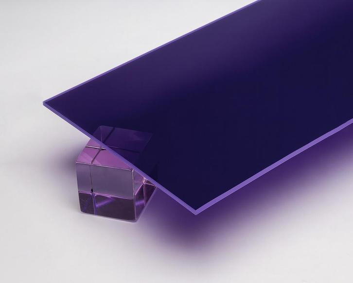 Acrylaat (PMMA) basisplaat (transparant paars, 50x30 cm, 3, Doe-het-zelf en Bouw, Gereedschap | Overige machines, Nieuw, Verzenden