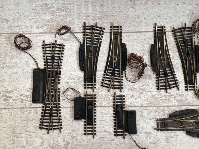 Fleischmann H0 - 2x6058, 2x6044L, 2x 6044R, 2x6012, 1x6066,, Hobby en Vrije tijd, Modeltreinen | H0