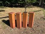 Pilaar (4) - 2025 - Corten staal Voetstuk 1M, Antiek en Kunst, Curiosa en Brocante