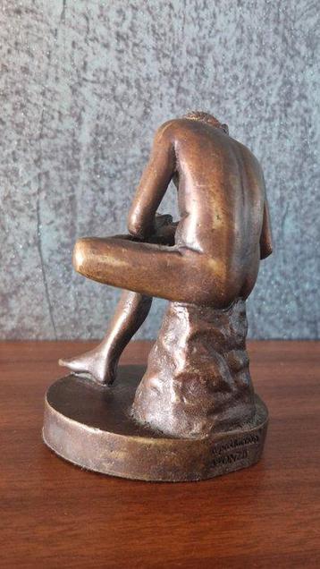 Boy with thorn - Statue, Spinario - 10.5 cm - Bronze beschikbaar voor biedingen