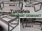 Tuintafels - eettafels  - Uw stalen tafelonderstel OP MAAT