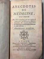 Du Monchaux - Anecdotes de médecine, ou Choix des faits