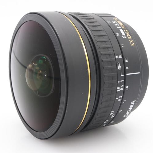 Sigma 8mm F/3.5 EX DG Fisheye Nikon | Tweedehands, Audio, Tv en Foto, Foto | Lenzen en Objectieven, Zo goed als nieuw, Verzenden