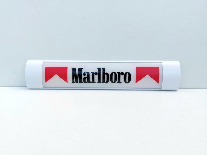 Marlboro - Dimbare lichtreclame bord van Marlboro met het, Antiek en Kunst, Antiek | Wandborden en Tegels