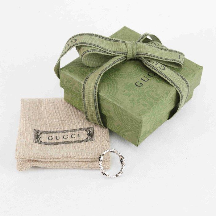 Gucci - Ring - Interlocking G Silver Ring Zilver, Handtassen en Accessoires, Ringen