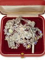 Rozenkrans - Wit kristallen roos van paus Johannes Paulus II