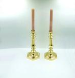 Taperstick (kleine blaker met een dunne pijp) (2) - Brons -, Antiquités & Art, Curiosités & Brocante