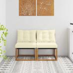 vidaXL 2 Stuk Buiten Middelste sofa, Verzenden