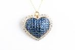Halsketting - 18 karaat Geel goud - 21.09ct. tw. Saffier -, Nieuw