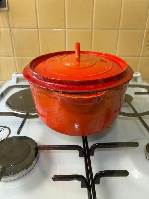 Le Creuset - Braadpan - Emaille, fonte, emaille, Antiek en Kunst, Antiek | Keukengerei
