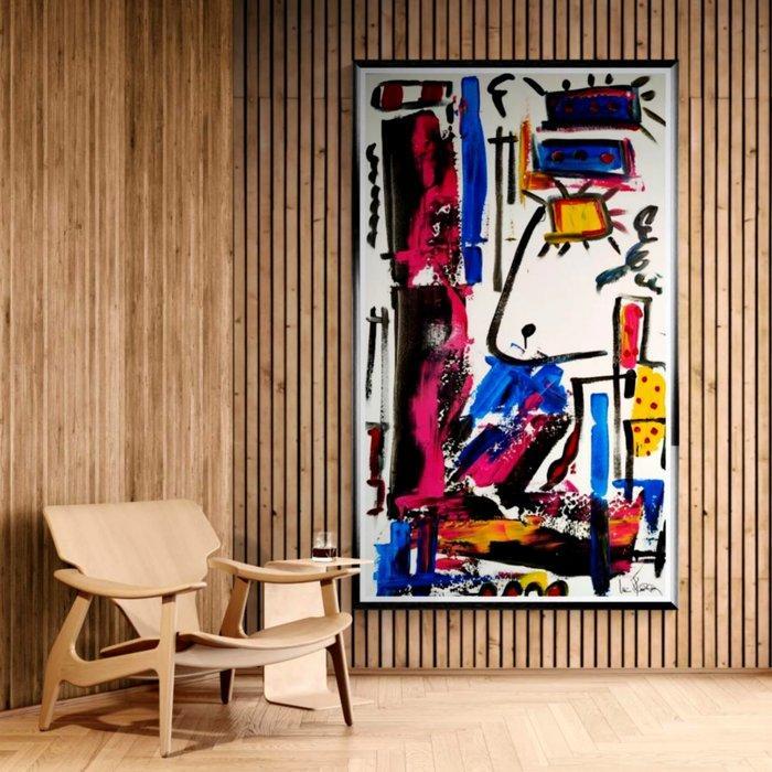 Luc Mora - Miss abstract UV - XXL, Antiek en Kunst, Kunst | Designobjecten
