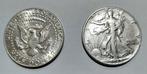 Verenigde Staten. Half Dollar 1942 y 1964 (2 monedas)