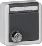 Gira IP44 Schuko Stopcontact Met Slot En Labelframe - 456735, Verzenden, Nieuw