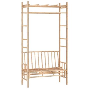 Tuinbank met Pergola | Bamboe Zitbank | OP = OP | 40% Kor... beschikbaar voor biedingen