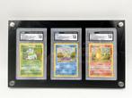 The Pokémon Company - 3 Graded card - Bulbasaur Holo &, Hobby en Vrije tijd, Verzamelkaartspellen | Pokémon, Nieuw