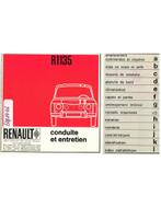 1967 RENAULT 8 GORDINI INSTRUCTIEBOEKJE FRANS, Auto diversen, Handleidingen en Instructieboekjes