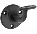 Leuninghouder Elegant vlak opschroevend mat zwart, Nieuw