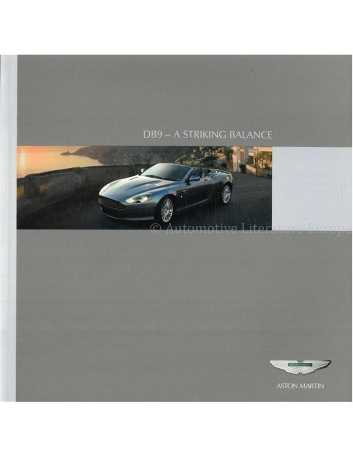2006 ASTON MARTIN DB9 BROCHURE ENGELS, Boeken, Auto's | Folders en Tijdschriften