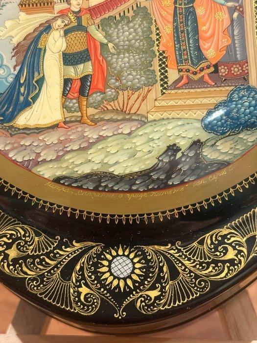 Sorokin - Doos - papier-maché - Verhaal van de stad Kitezh, Antiek en Kunst, Curiosa en Brocante