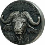 Ivoorkust. 5000 Francs 2020 Big Five – Buffalo, 5 Oz (.999), Timbres & Monnaies, Monnaies | Europe | Monnaies non-euro