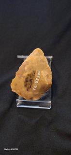 Paleolithisch Vuursteen Mousterien speerpunt met biface van