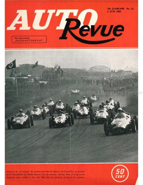 1959 AUTO REVUE MAGAZINE 12 NEDERLANDS, Livres, Autos | Brochures & Magazines, Enlèvement ou Envoi