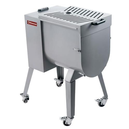Vleesmenger | RVS | 50 kg | Onderstel | Op Wielen | 1.46kW, Zakelijke goederen, Horeca | Keukenapparatuur, Nieuw in verpakking