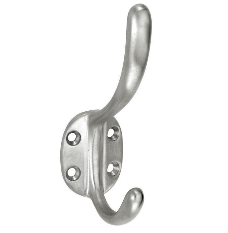 Hoedhaak Bern mat nikkel ongelakt, Huis en Inrichting, Woonaccessoires | Kapstokken, Nieuw, Overige materialen