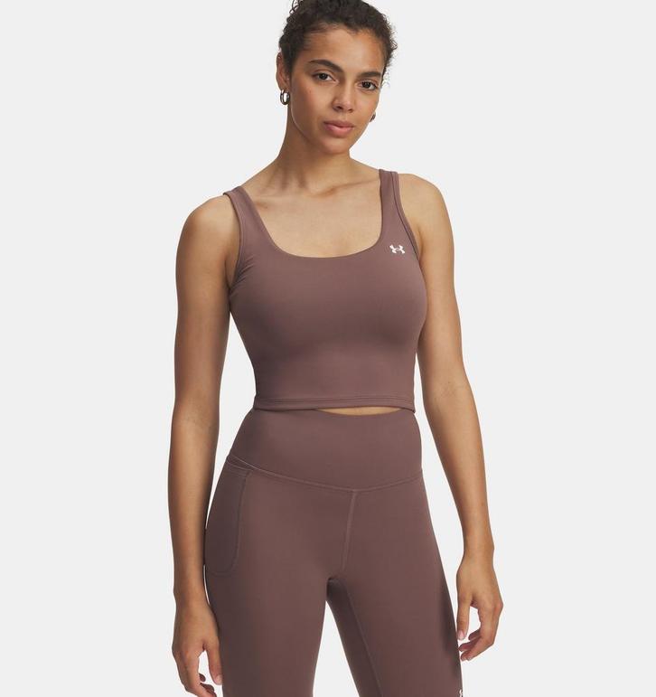 Under Armour Motion Tank Emea-Brn - Maat LG, Kleding | Dames, Topjes, Bruin, Maat 42/44 (L), Nieuw, Zonder mouw, Ophalen of Verzenden
