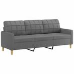 Bank 180cm Donkergrijs | Retour Deal | Voor Student Kot, Huis en Inrichting, Verzenden, 150 tot 200 cm, 75 tot 100 cm, Rechte bank