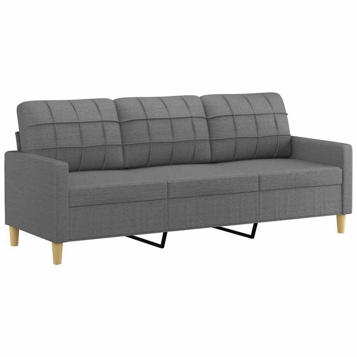 Bank 180cm Donkergrijs | Retour Deal | Voor Student Kot, Huis en Inrichting, Zetels | Zetels, 150 tot 200 cm, 75 tot 100 cm, Rechte bank