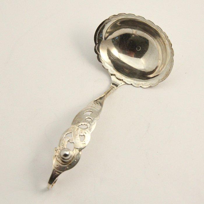 Antieke geheel zilveren roomlepel - HANDWERK - Van der, Antiek en Kunst, Antiek | Zilver en Goud