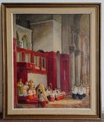 Franse school (XX) - La benedizione del Vangelo, Antiek en Kunst