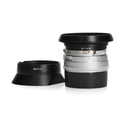 Leica 35mm F1.4 Summilux-M Silver Steel Rim (11301), Audio, Tv en Foto, Foto | Lenzen en Objectieven, Zo goed als nieuw, Ophalen of Verzenden