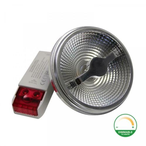 LED Spot AR111 Reflector 12 watt Dimbaar 45°Dim to Warm, Maison & Meubles, Lampes | Spots, Envoi