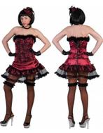 Burlesque danseres kostuum moulin rouge, Ophalen of Verzenden