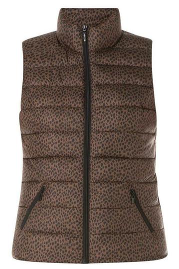 Bodywarmer Yesta animal print maat 52