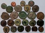 Romeinse Rijk. Lot of 25 x AE/BI coins (3rd-4th century AD), Postzegels en Munten, Munten | Europa | Niet-Euromunten