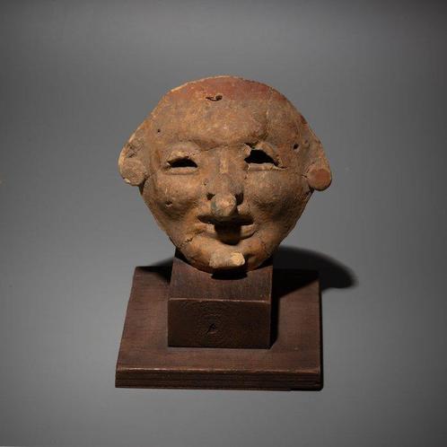 Tlatilco, Mexico Terracotta Masker. 1200 - 900 v.Chr. 9,7, Collections, Minéraux & Fossiles