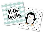 Ootje Kadootje 'Hello Lovely Pinguin' Servetten 25x25 cm 20