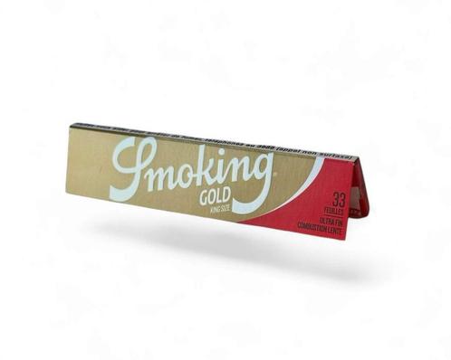 Smoking Gold Slim King Size vloei       1 Doos (50 stuks), Verzamelen, Rookartikelen, Aanstekers en Luciferdoosjes, Nieuw, Verzenden