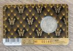 Pays-Bas. 1910 / Historische coincard zilveren ½ Gulden, Postzegels en Munten, Munten | Nederland