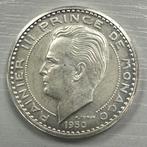 Monaco. 100 Francs 1950 Rainier III. Piéfort en argent