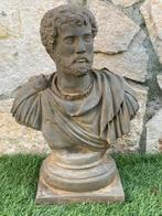 Buste, Imperatore Romano Giulio Cesare - 41 cm - Pierre
