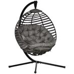 TRUUSK Hangstoel met Frame - Opvouwbare Hangschommel - Inclu, Verzenden, Nieuw