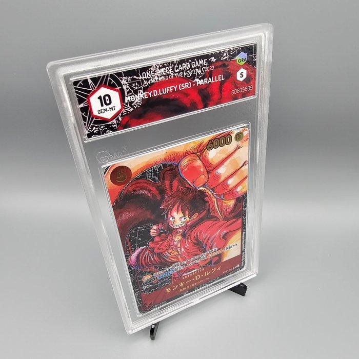 One Piece Graded card - Monkey.D.Luffy (Parallel) ST01-012, Hobby en Vrije tijd, Verzamelkaartspellen | Overige