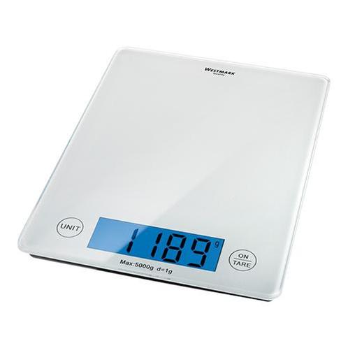 Weegschaal elektronisch glazen plateau 005kg/1gr |, Zakelijke goederen, Horeca | Keukenapparatuur, Nieuw in verpakking, Verzenden