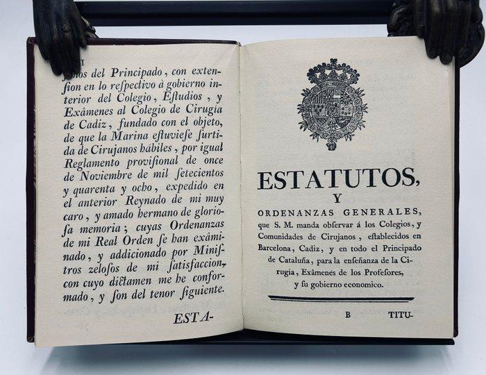Real Colegio de Cirugía de Barcelona - Estatutos, y, Antiquités & Art, Antiquités | Livres & Manuscrits